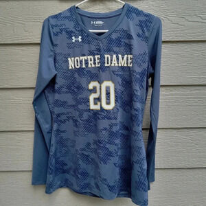 4/$15 Notre Dame Under Armour Long Sleeve Shirt Size SM